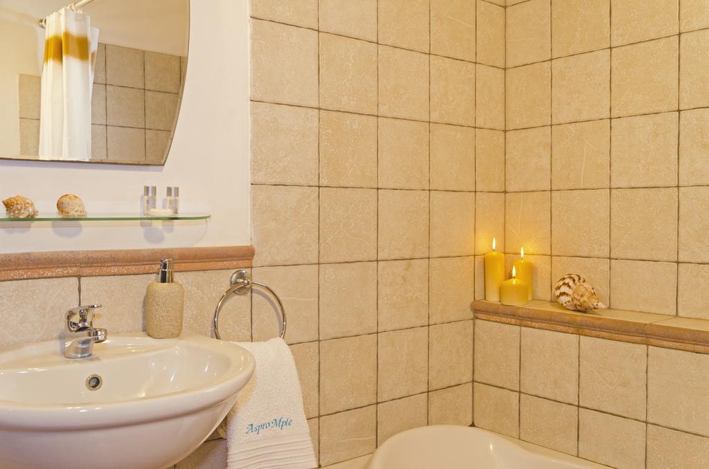 Aspro Mple Apartman Astypálaia Szoba fotó